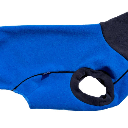 Cobalt Blue Double layer Waterproof Microfleece McTog Dog Jumper