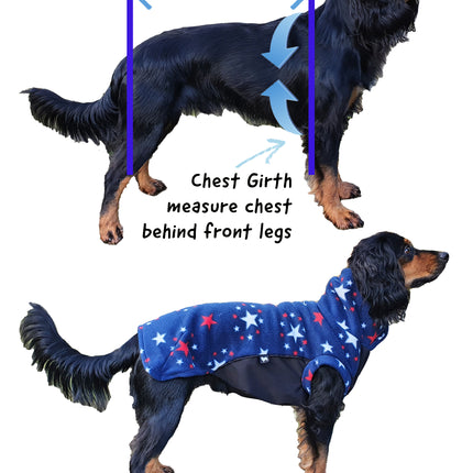 Graffiti Waterproof Microfleece McTog Dog Jumper