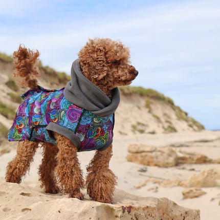 Dreamer Waterproof Microfleece McTog Dog Jumper - Back Poppers