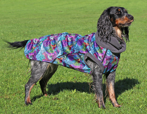 Dreamer Waterproof Microfleece McTog Dog Jumper - Back Poppers