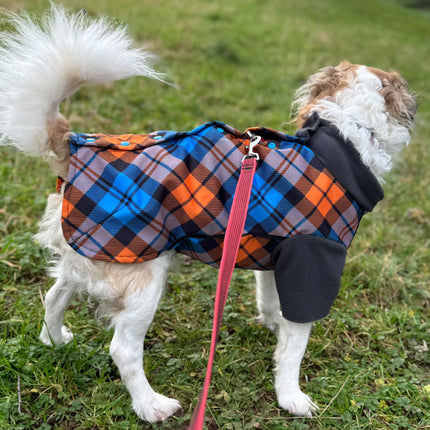 The Highlander McTog Dog Jumper - With Sleeves - Full Poppers Step In